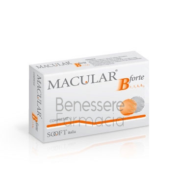 sooft italia linea salute degli occhi macular b forte integratore 20 compresse