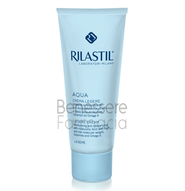 rilastil linea aqua idratazione profonda crema viso idratante leggera 50 ml