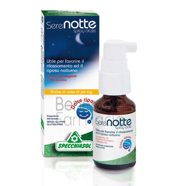 specchiasol linea sonno e serenit serenotte integratore spray sublinguale 15 ml