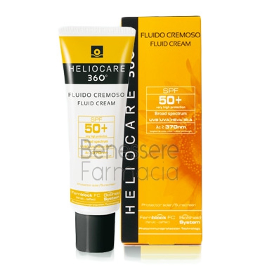 heliocare linea 360 spf 50+ fotoprotezione avanzata giornaliera fluido 50 ml
