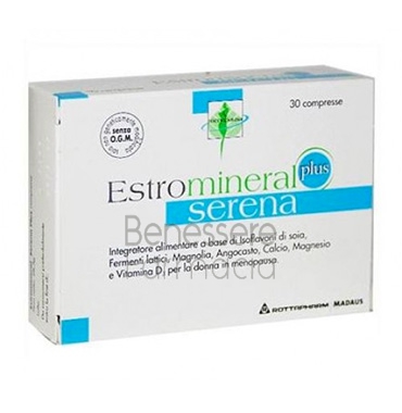 estromineral linea menopausa serena plus integratore alimentare 30 compresse