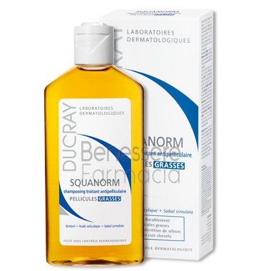 ducray linea capelli forfora grassa squanorm shampoo riequilibrante 200 ml
