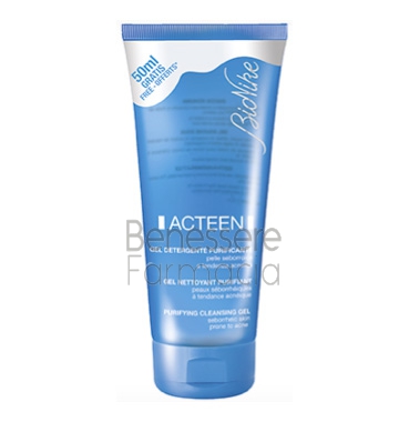 bionike linea acteen gel detergente purificante trattamento pelli impure 150 ml