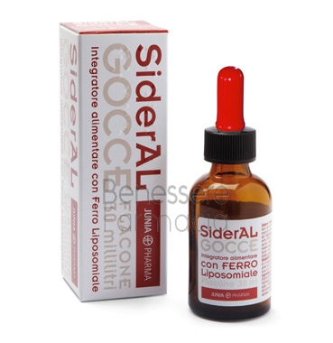 junia pharma linea vitamine minerali sideral ferro liposomiale gocce 30 ml