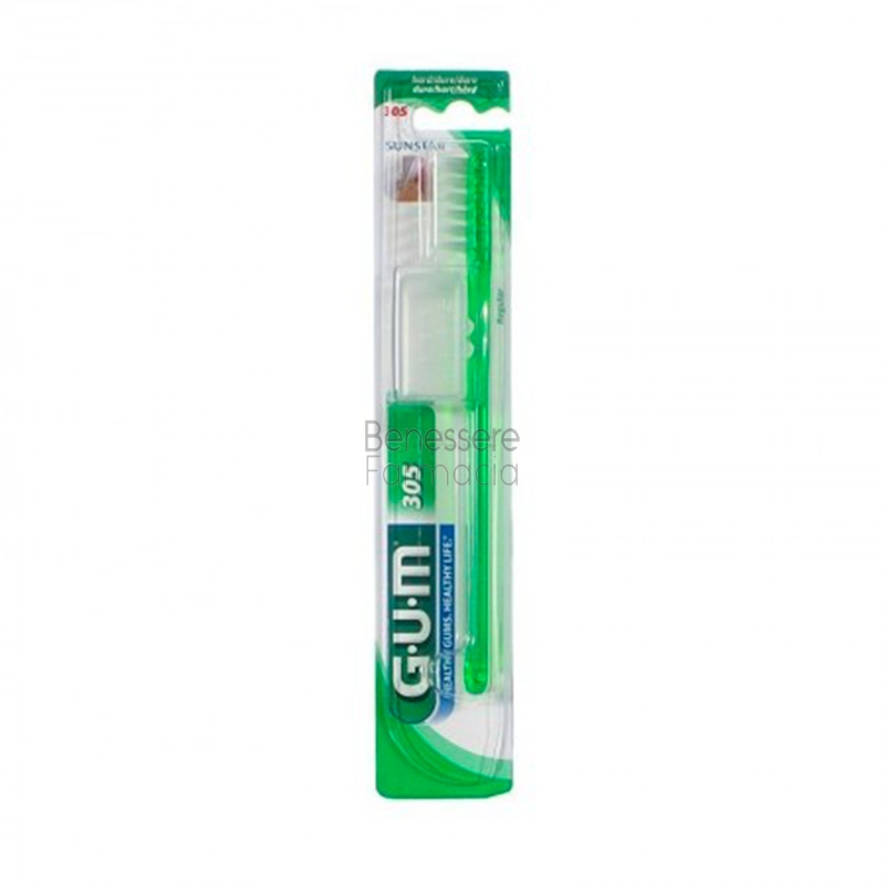 gum linea igiene dentale quotidiana classic 305 spazzolino duro regular