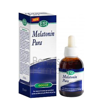 esi linea sonno e relax melatonin pura 1 mg integratore alimentare gocce 50 ml