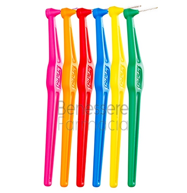 tepe linea cura dentale quotidiana 6 scovolini angolati 0,80 colore verde