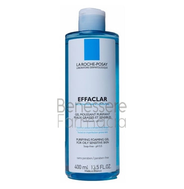 la roche posay linea pelli grasse effaclar mousse gel purificante 400 ml