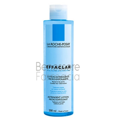 la roche posay linea pelli grasse effaclar lozione astringente esfoliante 200 ml
