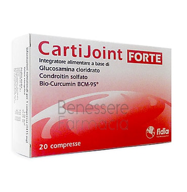 fidia linea articolazioni sane cartijoint forte integratore 20 compresse