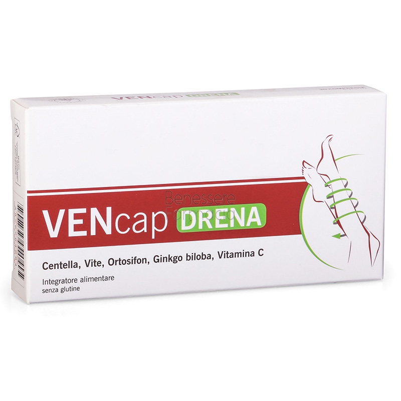 linea circolazione microcircolo vencap drena integratore alimentare 30 compresse