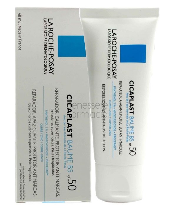 la roche posay linea cicaplast spf50 baume b5 balsamo lenitivo riparatore 40 ml