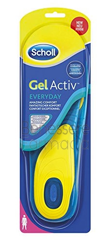 scholl linea benessere dei piedi gel activ everyday 1 paio di solette donna