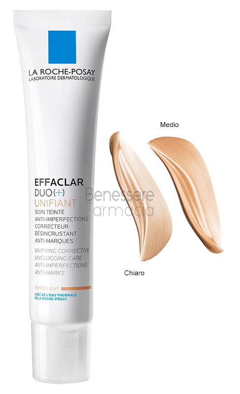 la roche posay linea pelli grasse effaclar duo+ unifiant correttore chiaro 40ml