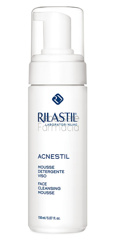 rilastil linea acnestil mousse detergente viso pelli grasse e sensibili 150 ml