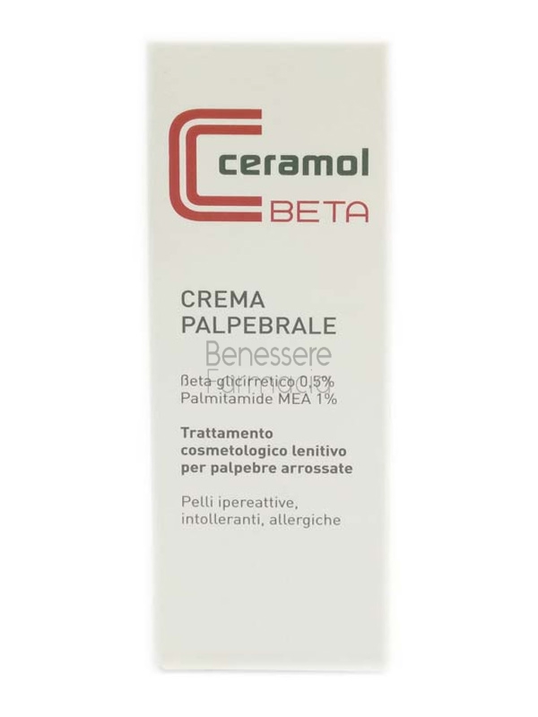 ceramol linea beta crema palpebrale lenitiva anti-rossori pelli sensibili 10 ml