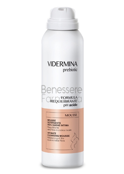 vidermina linea dispositivi medici prebiotic mousse riequilibrante 150 ml