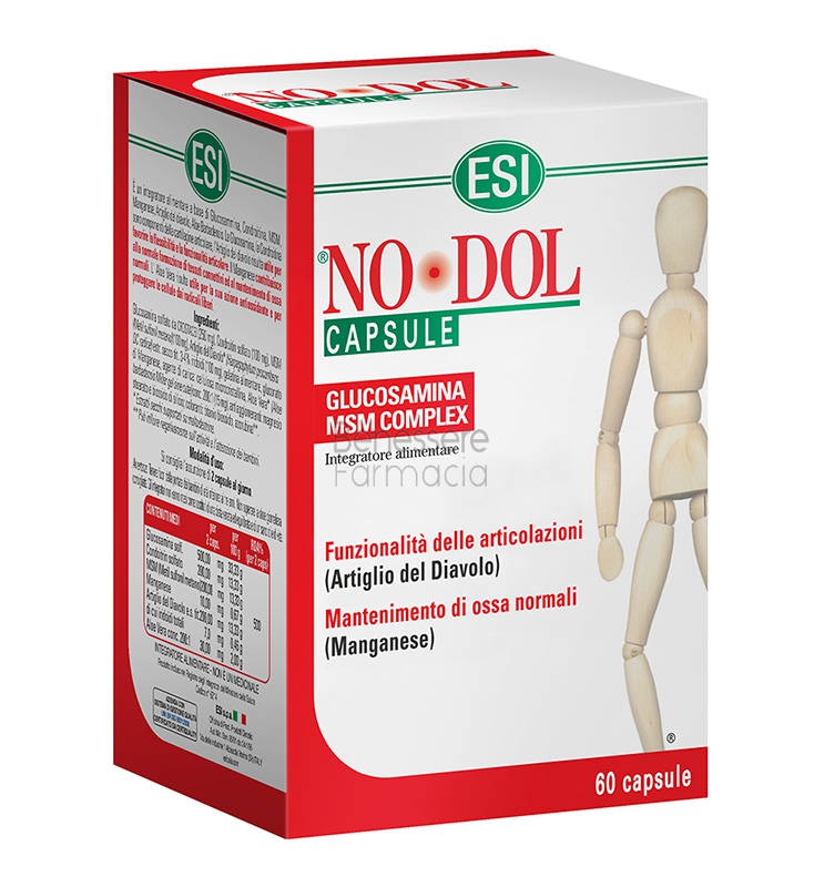 no dol linea articolazioni sane glucosammina condroitin solfato 60 capsule