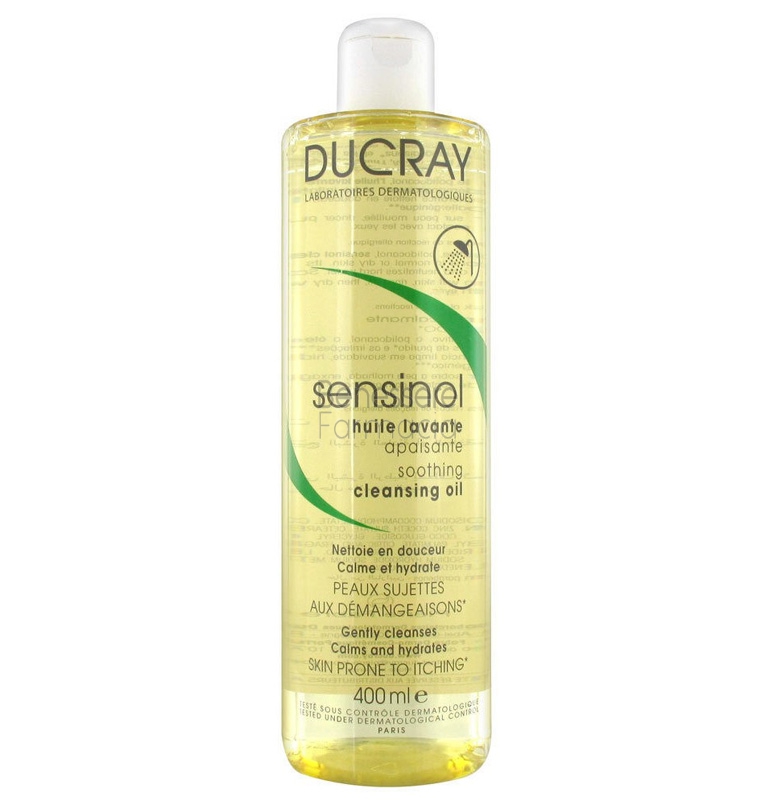 ducray linea pelle sensibile sensinol olio detergente corpo lenitivo 400 ml