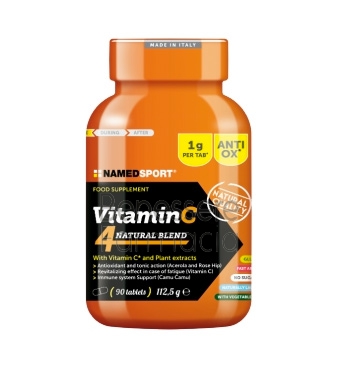named linea vitamine minerali vitaminc 4 natural blend integratore 90 compresse