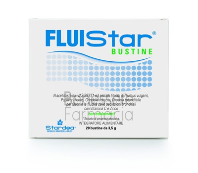 stardea linea apparato respiratorio fluistar integratore alimentare 20 buste