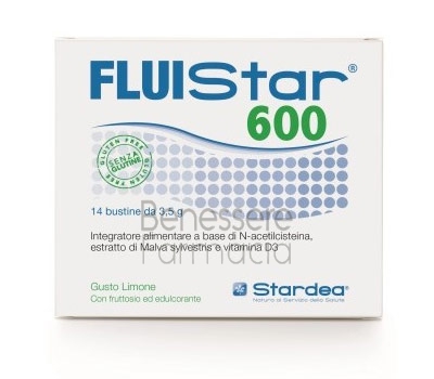 stardea linea apparato respiratorio fluistar 600 integratore alimentare 14 buste
