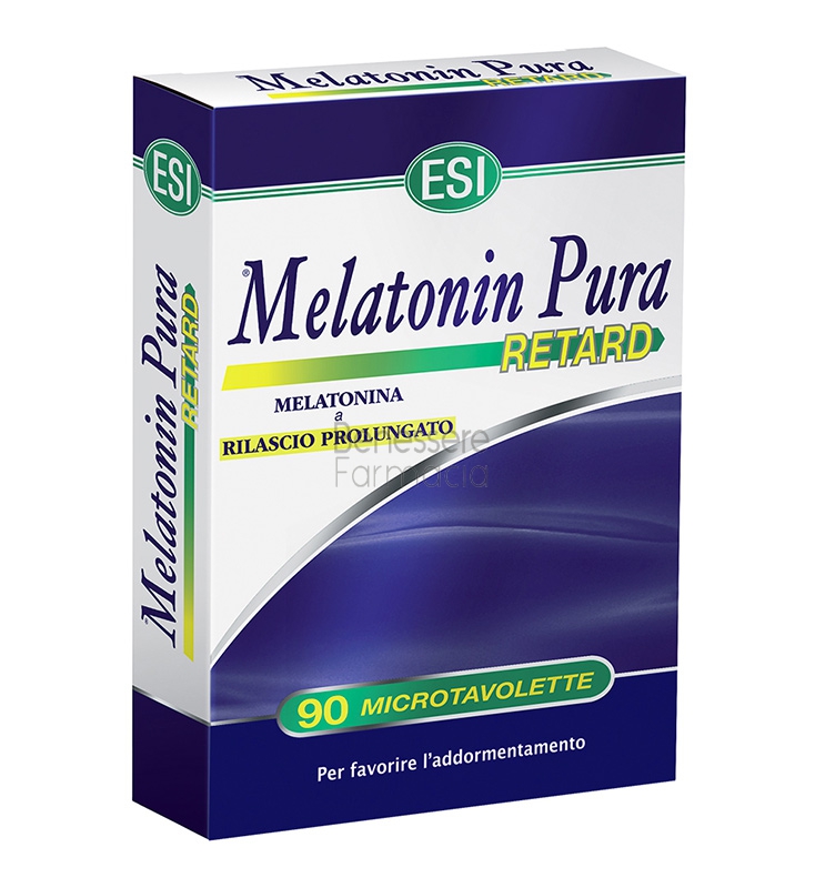 esi linea sonno e relax melatonin pura retard 1 mg integratore 90 microtavolette