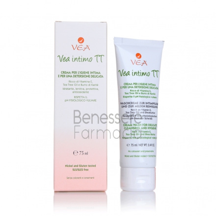 vea linea pelli sensibili intimo tt crema detergente idratante lenitiva 75 ml