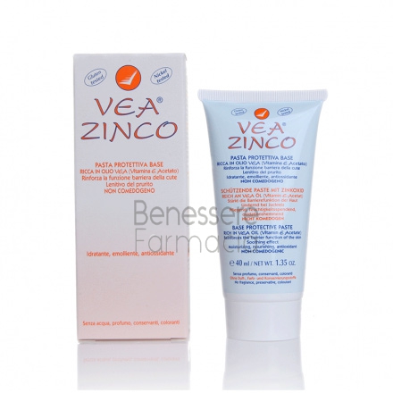 vea linea pelli sensibili zinco pasta protettiva lenitiva emolliente 40 ml