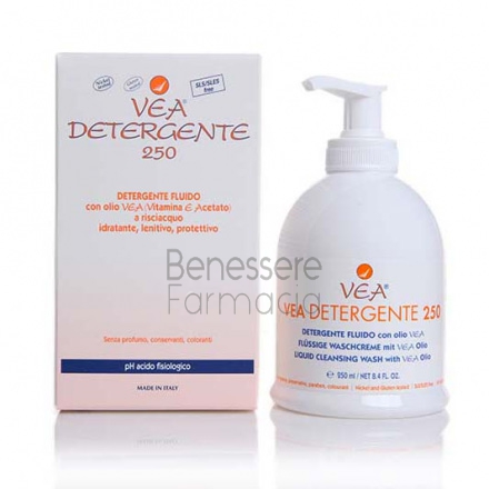 vea linea pelli sensibili detergente fluido delicato idratante lenitivo 250 ml