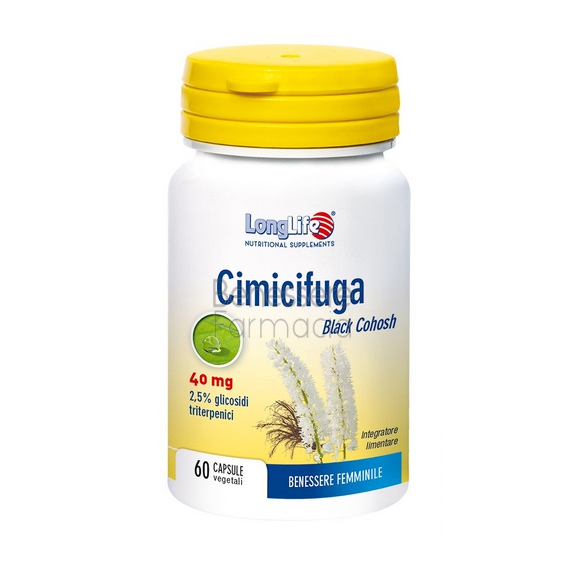 long life linea menopausa cimifuga integratore alimentare 60 capsule