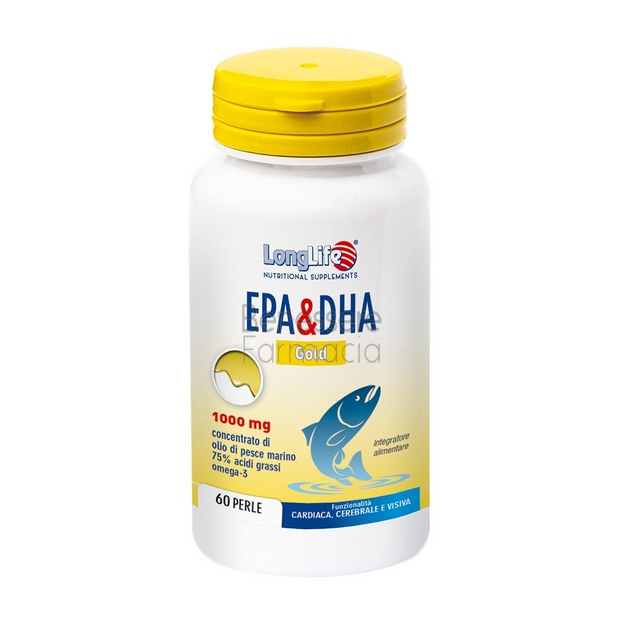 long life linea colesterolo epa&dha integratore alimentare 60 capsule