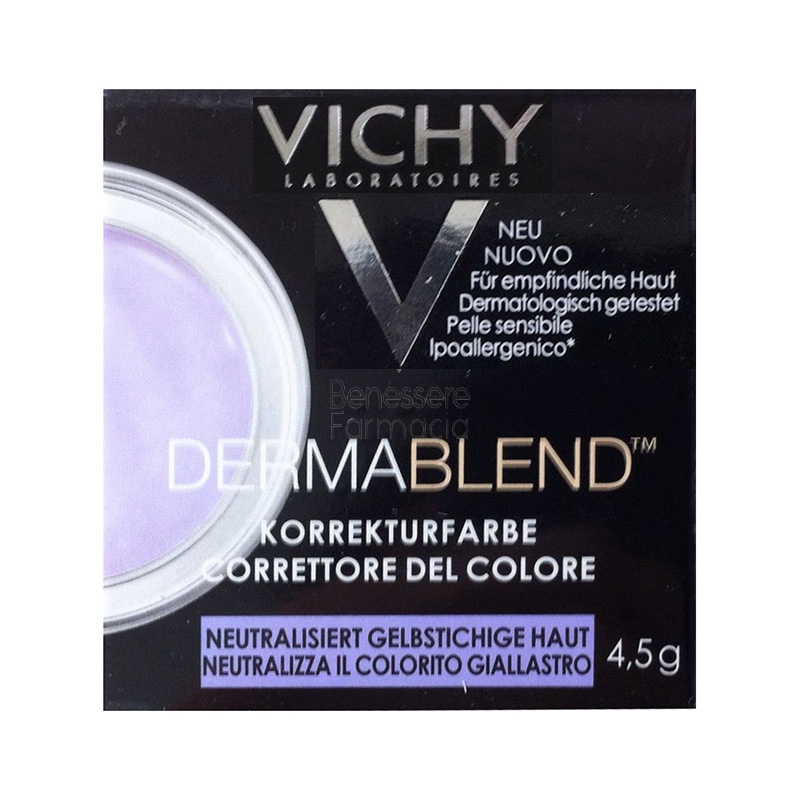 vichy make-up linea dermablend correttore del colore elevata coprenza verde