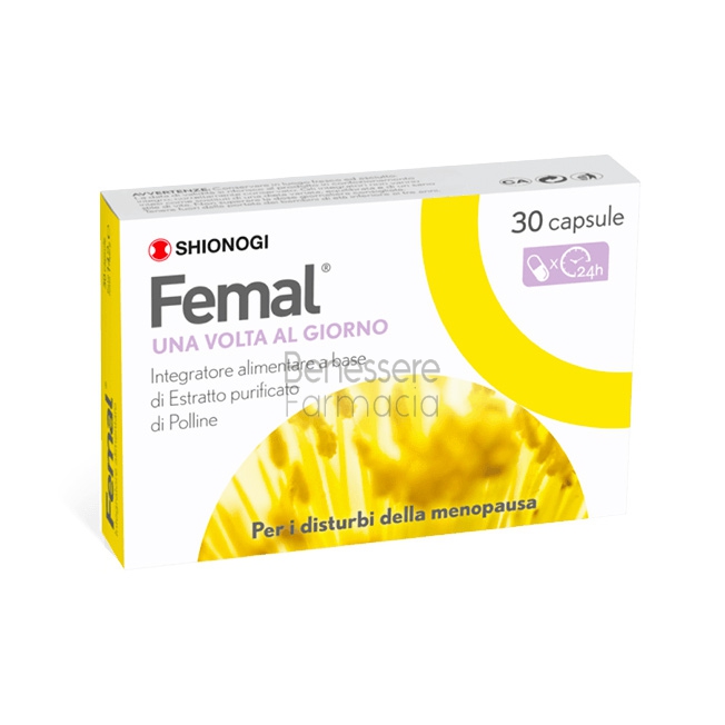 shionogi linea menopausa femal integratore alimentare 30 capsule