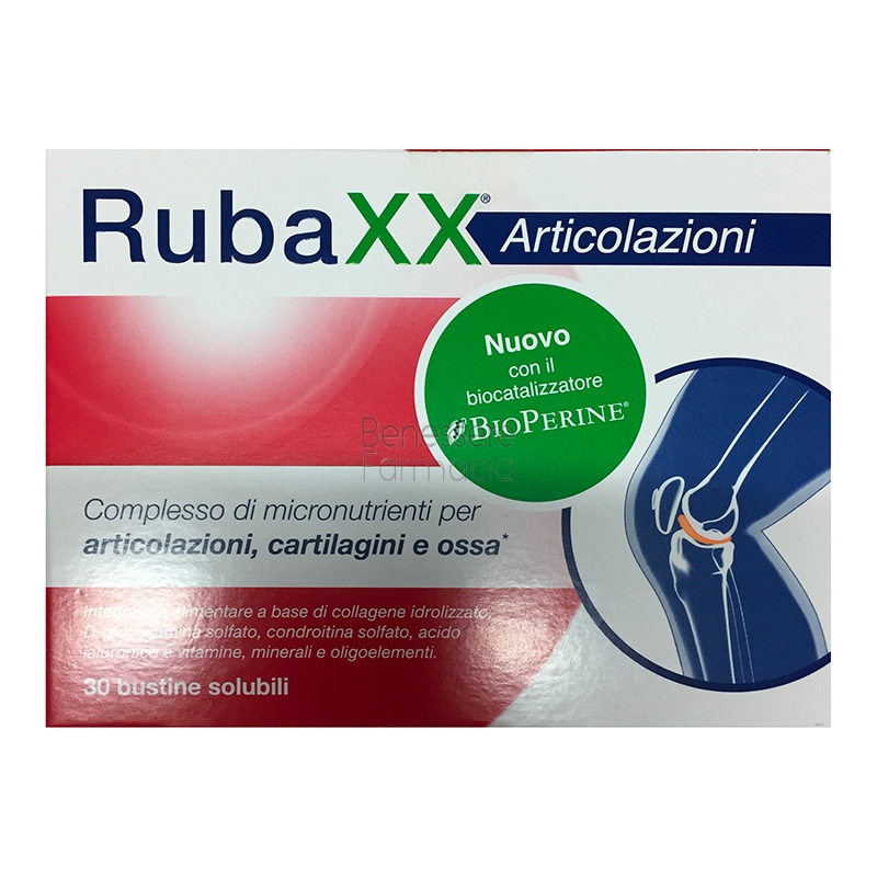pharmasgp linea salute articolazioni rubaxx integratore alimentare 30 buste