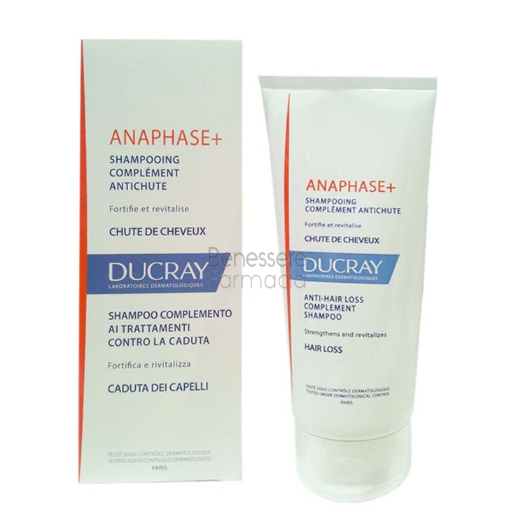 ducray linea fortificante anaphase+ shampoo anticaduta per capelli 200 ml