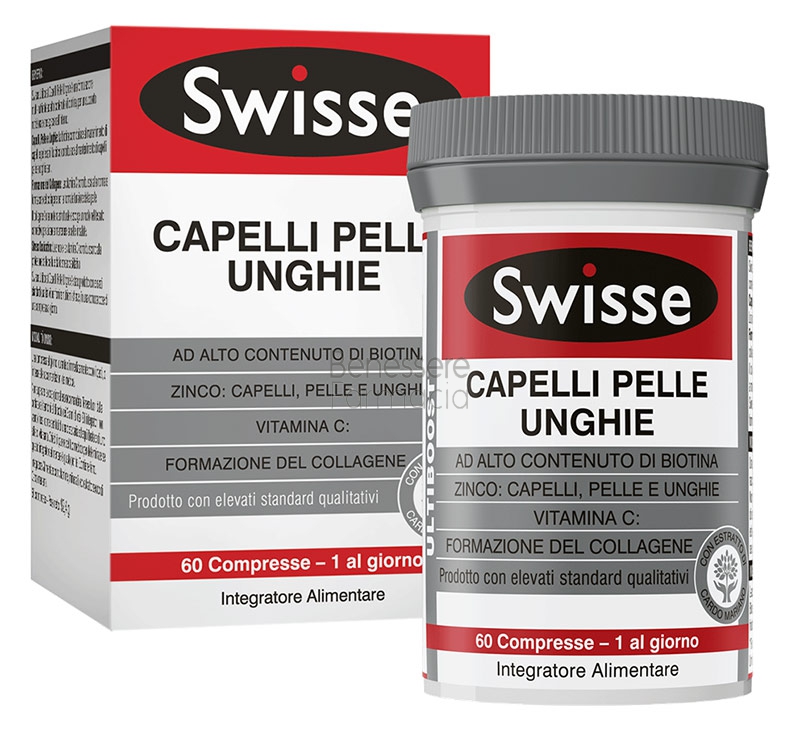 swisse linea bellezza capelli pelle unghie integratore alimentare 60 compresse