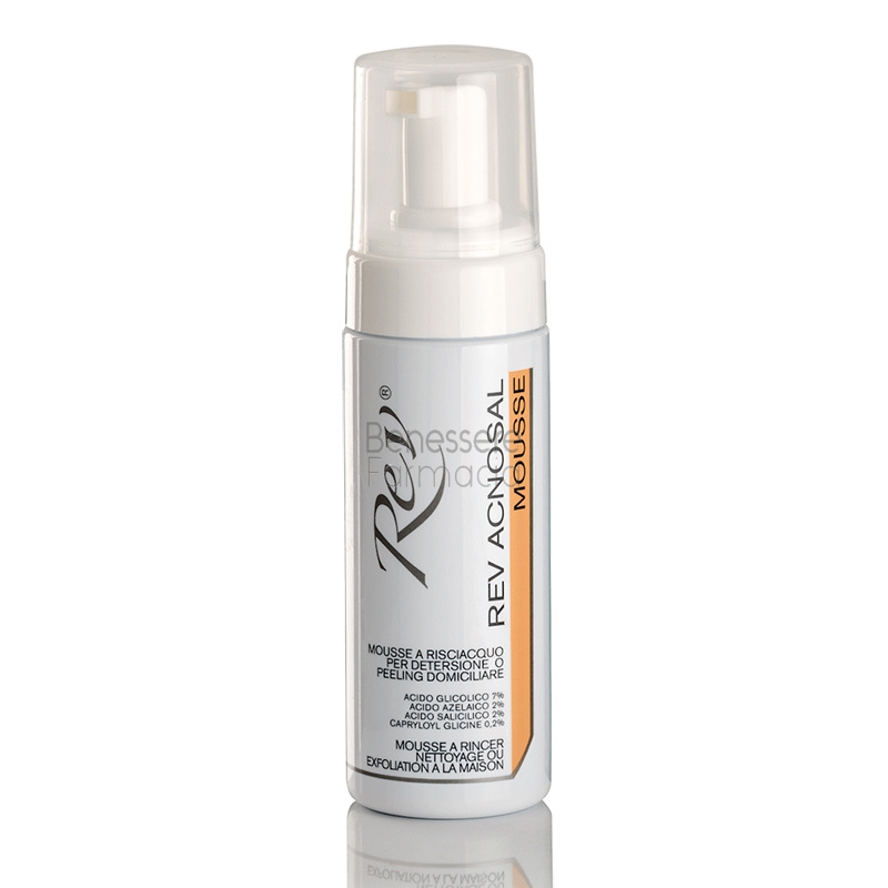 rev pharmabio linea anti-acne acnosal mousse detergente anti-imperfezioni 125 ml
