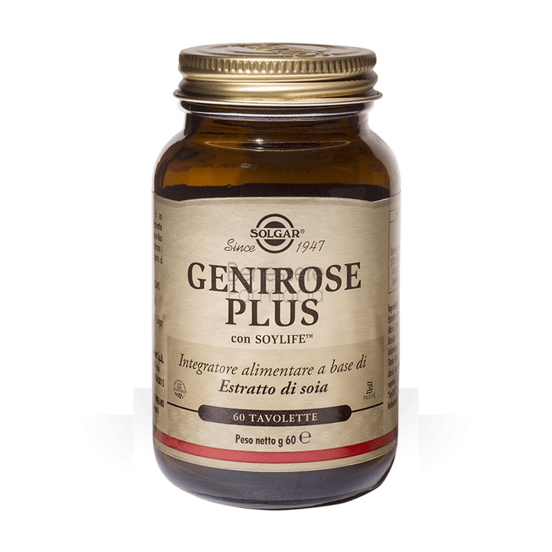 solgar linea benessere donna genirose plus integratore alimentare 60 tavolette