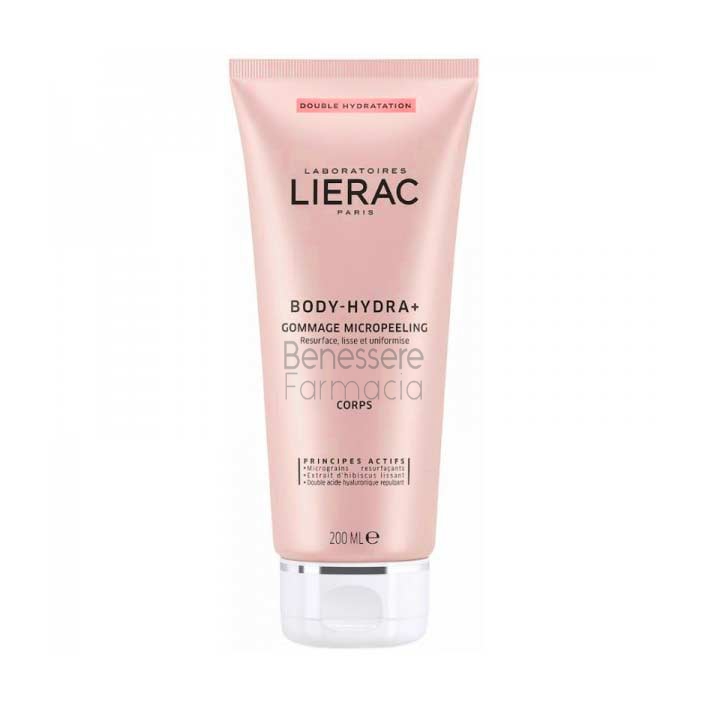 lierac linea body-hydra+ gommage micropeeling esfoliante corpo perfetto 200 ml