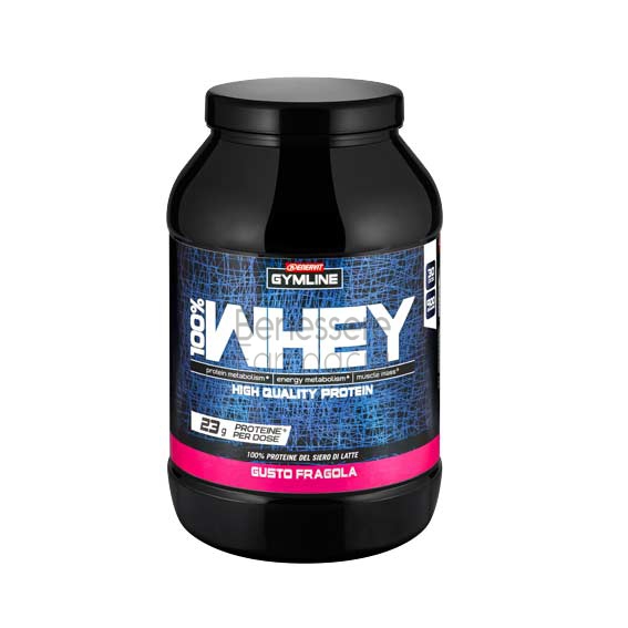 enervit sport linea gymline muscle 100% whey protein concentrate fragola 900g