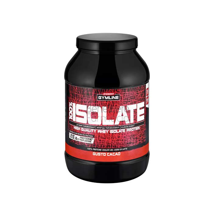 enervit sport linea gymline 100% isolate whey protein high quality cacao 900 g