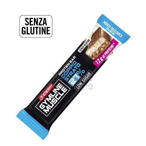 enervit sport linea gymline muscle protein bar barretta cocco-ciok