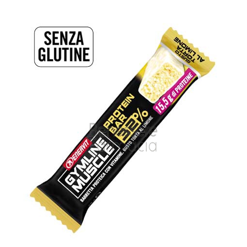 enervit sport linea gymline muscle protein bar barretta torta al limone