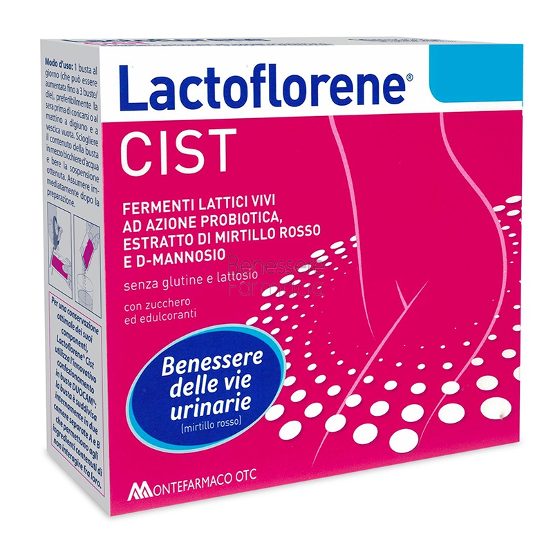 lactoflorene linea apparato urinario cist integratore alimentare 20 buste