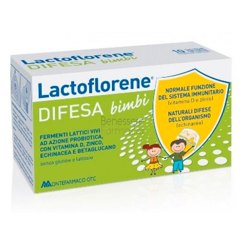 lactoflorene linea fermenti difesa bimbi integratore alimentare 10 buste