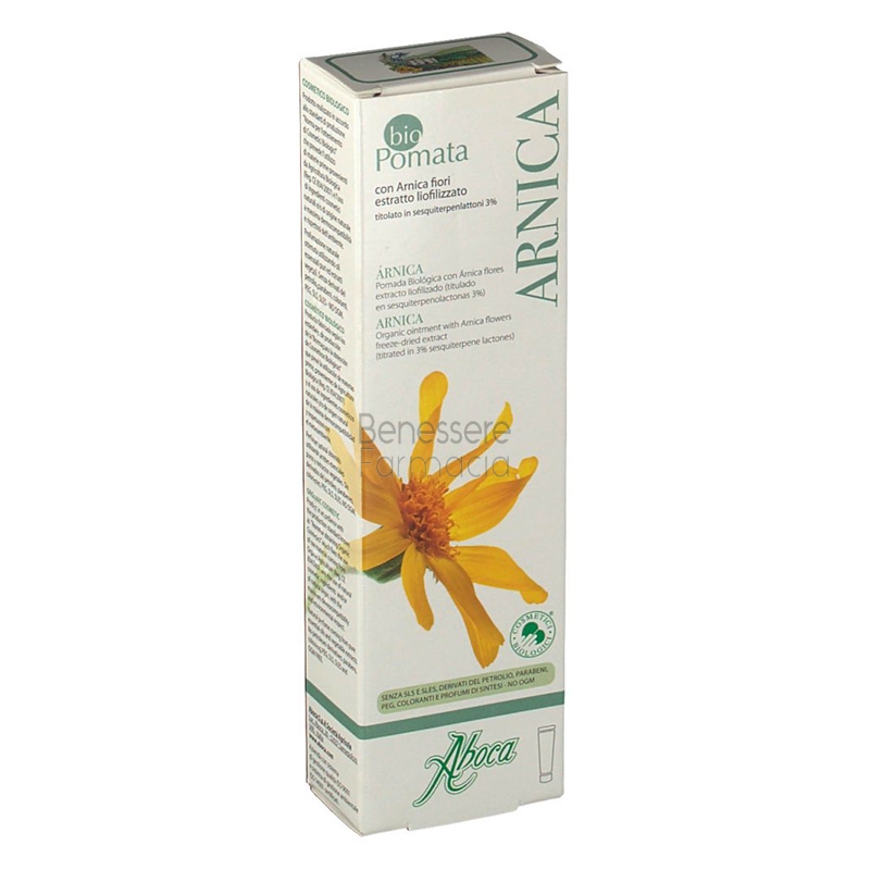 aboca integratori linea pelle biopomata arnica rinfrescante lenitiva 50 ml