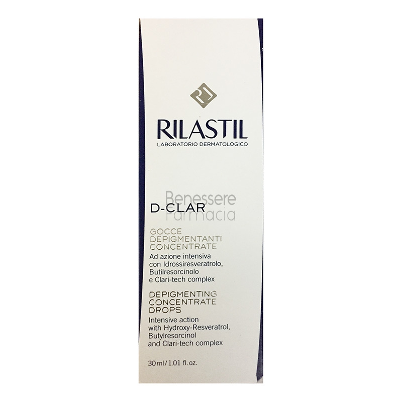 rilastil linea d-clar trattamenti depigmentanti macchie concentrato gocce 30 ml