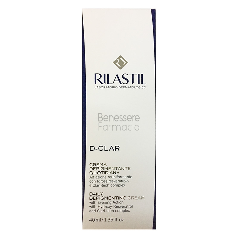 rilastil linea d-clar trattamenti depigmentanti macchie crema uniformante 40 ml