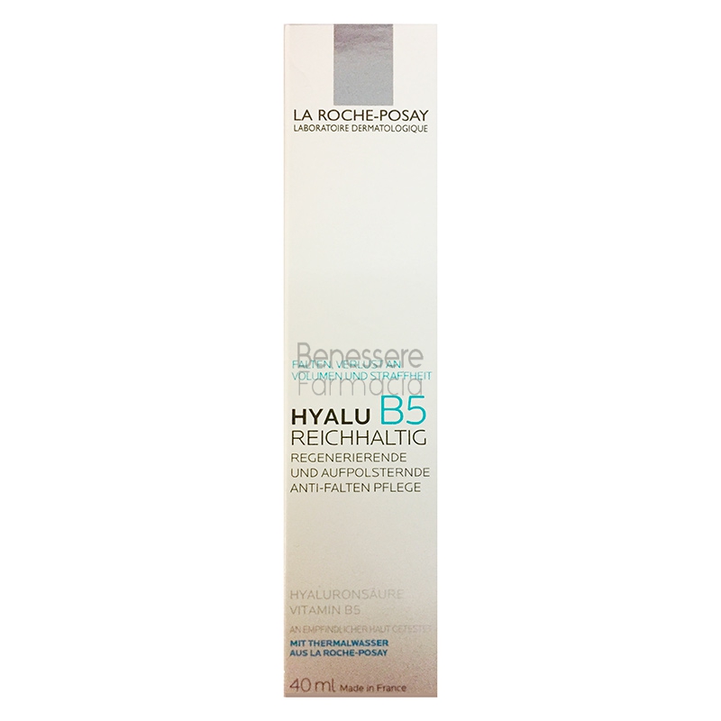 la roche posay linea hyalu b5 ricca crema anti-rughe pelli secche 40 ml